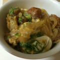 ninopino's cooksnap of when they made 唐揚げリメイク！からたま丼♡.