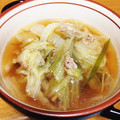 EMSSJ５'s cooksnap of when they made 豚ひき肉と白菜のネギたっぷりスープ.