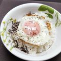 プルンバゴ's cooksnap of when they made 塩こんぶマヨde目玉焼き丼.