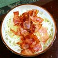 ★都萌★'s cooksnap of when they made 春キャベツとベーコンの簡単サラダ.