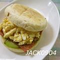 JACK0904's cooksnap of when they made イングリッシュマフィンサンド♡.