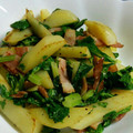 winter12's cooksnap of when they made ｢ｾﾛﾘの葉とじゃがいもの炒めもの｣.