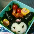 rino＊rino's cooksnap of when they made キャラ弁　ハロウィンクロミちゃん.