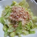 さとみりん's cooksnap of when they made 懐かしい味〜おかかオイルレタスサラダ.