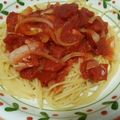 jg705y's cooksnap of when they made 簡単♪トマトとベーコンのパスタ.