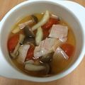 みれっしゅ's cooksnap of when they made トマトとホワイトぶなしめじのスープ.