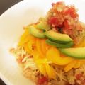 shantiiiii's cooksnap of when they made サルサソース風 メキシカンな冷やし中華.