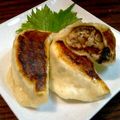homula's cooksnap of when they made ゴーヤの餃子◆大葉にんにく醤油味.