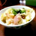 おまめさん◎'s cooksnap of when they made ＊簡単＊レタスと卵のチャーハン＊.
