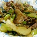 トリ5's cooksnap of when they made 豚肉とセロリの中華風炒め(西芹肉片).
