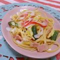 赤い電話's cooksnap of when they made あっさり塩麹パスタ.