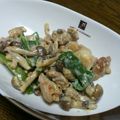 はふー！'s cooksnap of when they made 鶏肉とシメジのおかかマヨ炒め.