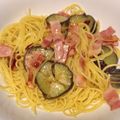 go_tep_go's cooksnap of when they made ナスとベーコンのペペロンチーノ.