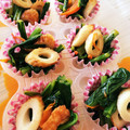garomi's cooksnap of when they made ちくわと小松菜のポン酢風味和え物.