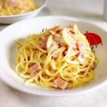anko25's cooksnap of when they made 濃厚カルボナーラ的な。.