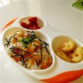マキMaki's cooksnap of when they made チーズとベーコン入り☆洋風玉子丼☆.
