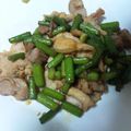 エゾリス☆ビク子's cooksnap of when they made お肉とニンニクの芽の炒めもの.