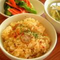 akamatka's cooksnap of when they made 炊飯器で簡単★海老ピラフ（ウインナー）.