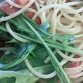 よねすと's cooksnap of when they made ルッコラとドライトマトのパスタ.