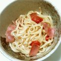 yyu3's cooksnap of when they made ベーコン＆トマトの焼うどん.