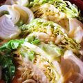 きこまと9312's cooksnap of when they made 春キャベツ～ガーリック味のレンジ蒸し.