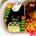 borderpan's cooksnap of when they made キャラ弁初心者♡トトロ.