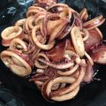 ライリュウ's cooksnap of when they made 屋台のイカ焼き.