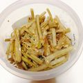 ぴかチュ's cooksnap of when they made たっぷりねぎのきんぴらごぼう♪.