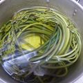 さとみにぃ～'s cooksnap of when they made ワラビのあく抜き方法→冷蔵保存.