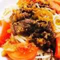 まゆたんぽぽ's cooksnap of when they made ピリ辛！のっけそうめん.
