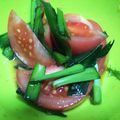 ぴろとむぴろ's cooksnap of when they made トマトとニラのナムル風サラダ.