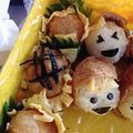ryoko5's cooksnap of when they made キャラ弁 夏！おいなりさんでひまわり♪.