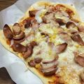 牛とくもり's cooksnap of when they made 強力粉と薄力粉で作るピザ生地.