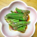 ともよん☆'s cooksnap of when they made あっさりとオクラのサラダ(お浸し)♪.