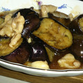 akko617's cooksnap of when they made 鶏皮とナスの炒めもの.