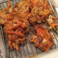 Reporter's cooksnap of when they made カラッと美味しい牛蒡と人参の天ぷら.
