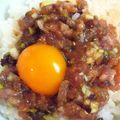 トニーの嫁's cooksnap of when they made ❀かつおのユッケ風ごはん❀.