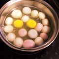 ここmamachan's cooksnap of when they made 白玉豆腐団子（みたらし・きなこ）.