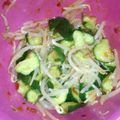 めー太郎's cooksnap of when they made 包丁なしのおつまみナムルもやし胡瓜オクラ.