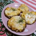 赤い電話's cooksnap of when they made おつまみにも!!椎茸のたまマヨチー焼き.