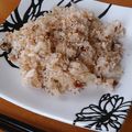 ＊サワサワ＊'s cooksnap of when they made 梅じゃこ炒飯(≧∇≦).