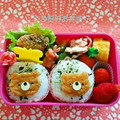 みうきー's cooksnap of when they made さつま揚げで埋め込みくまさんおにぎり♪.