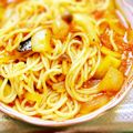 kiyoねぇ's cooksnap of when they made しめじとトマトのスパゲッティ♪.