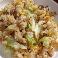 ☆ふたりのママ☆'s cooksnap of when they made ■春きゃべつ・いかなごの釘煮の炒飯■.