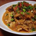 Madokamini's cooksnap of when they made 大根と牛肉の煮物（豆鼓煮込み）.