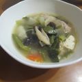 ピーチ♡チョコレート's cooksnap of when they made 肉団子と青梗菜の中華スープ★.