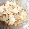 liumeimama's cooksnap of when they made カブの梅マヨサラダ.