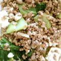 chvaccine's cooksnap of when they made 青梗菜とひき肉の炒め物.