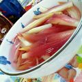 nonoままン's cooksnap of when they made 朱鷺色♡ミョウガの甘酢漬け.