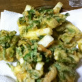 Garfield's cooksnap of when they made 長芋と小海老のサクサクかき揚げ♬.